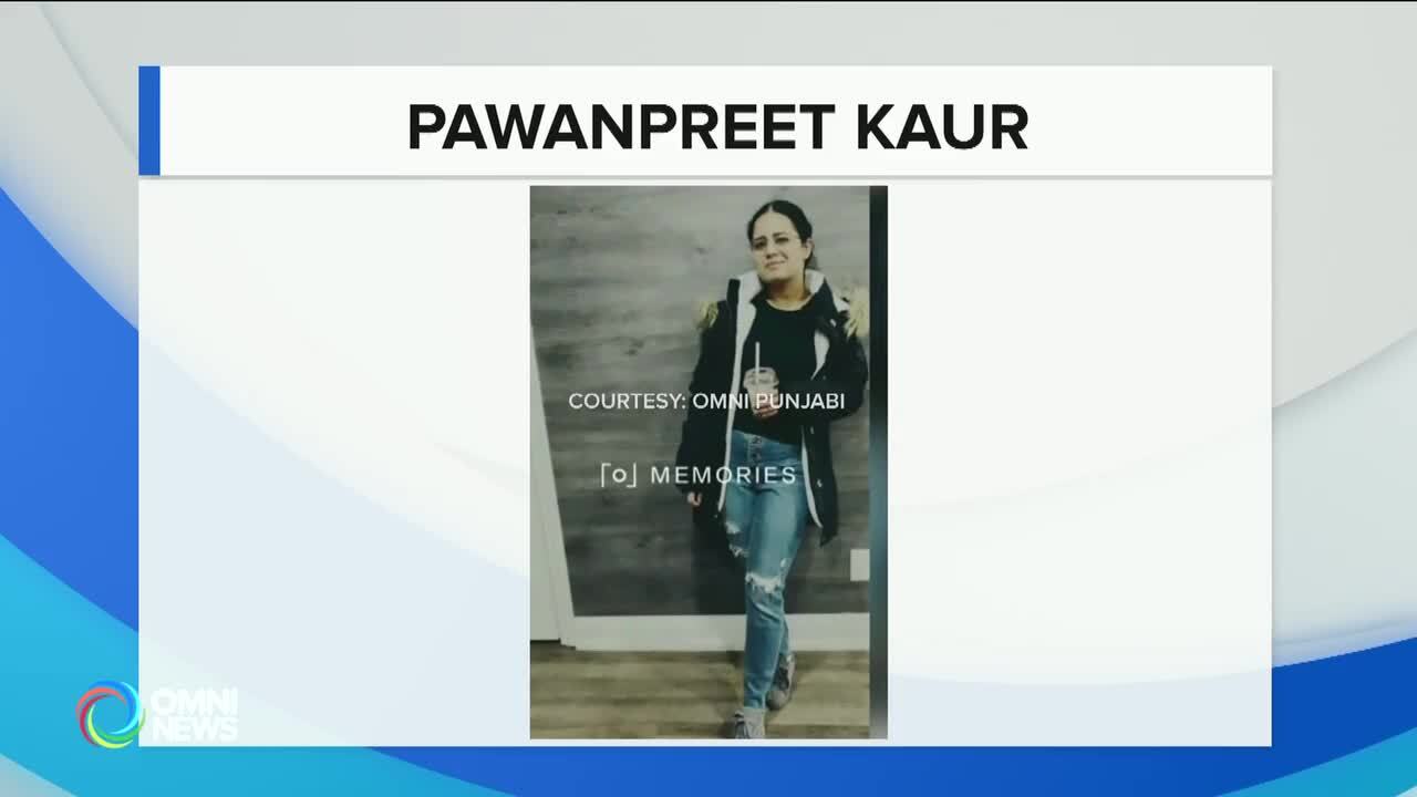 The body of Pawanpreet Kaur arrived at Funeral Home