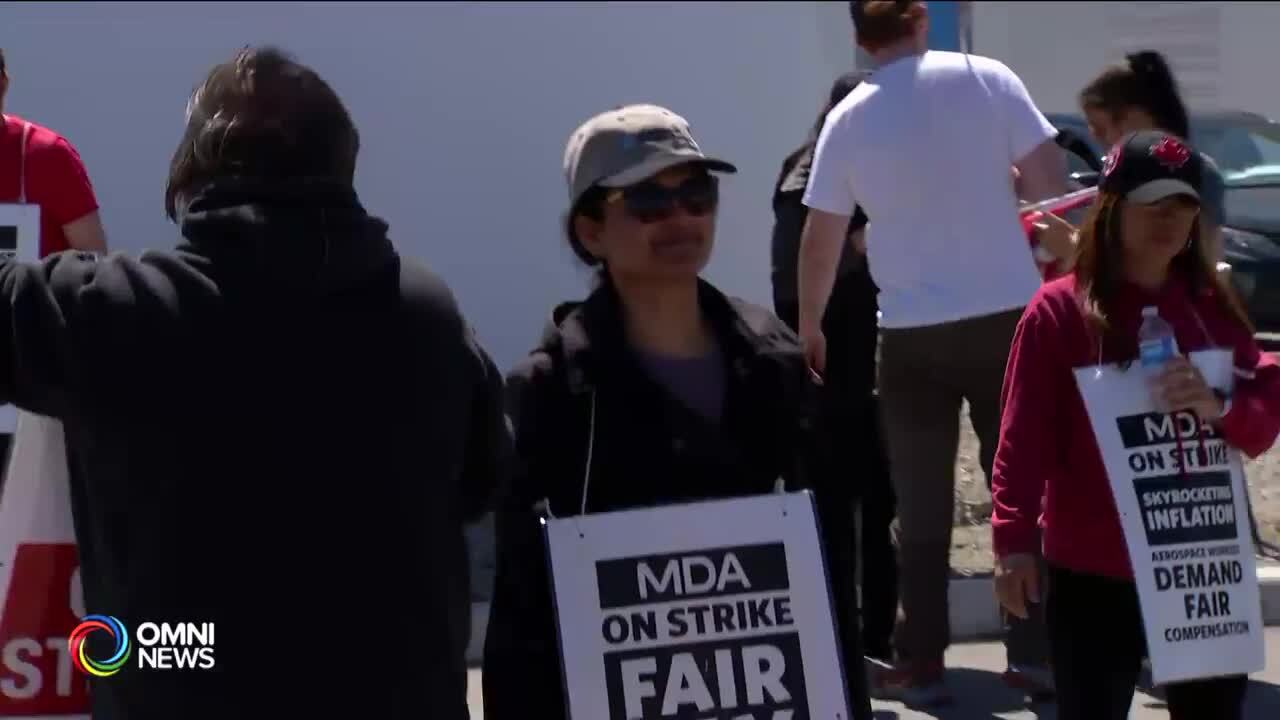 MDA Space workers strike continues
