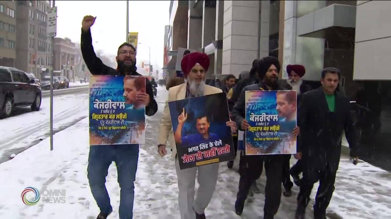 APP supporters in Toronto condemned Kejriwal's arrest