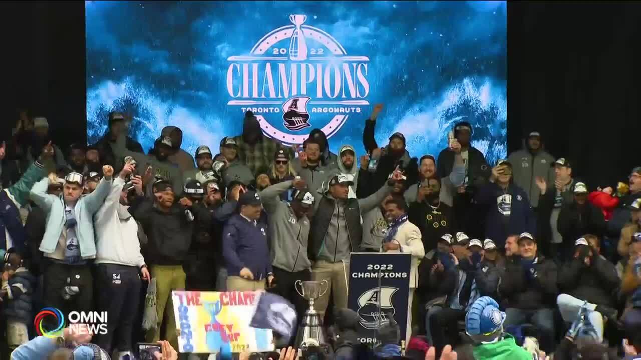 多倫多Argos舉行慶祝大會, 慶祝重奪格雷杯 多倫多Argos舉行慶祝大會, 慶祝重奪格雷杯