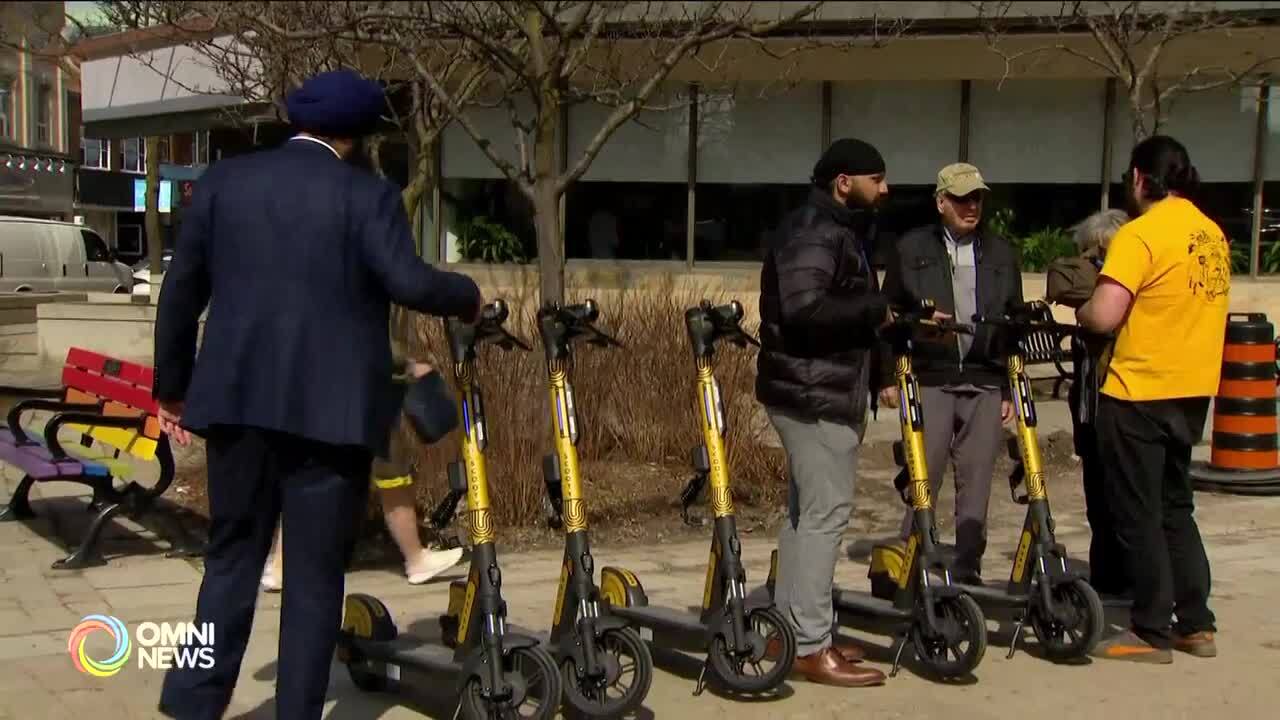 E-Scooter Pilot Program launches in Brampton