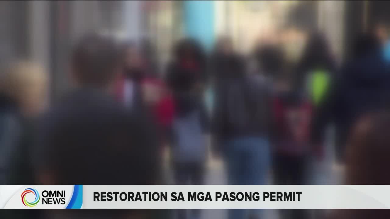 Restoration ng status sa Canada ng mga paso ang permit | OMNI News Filipino