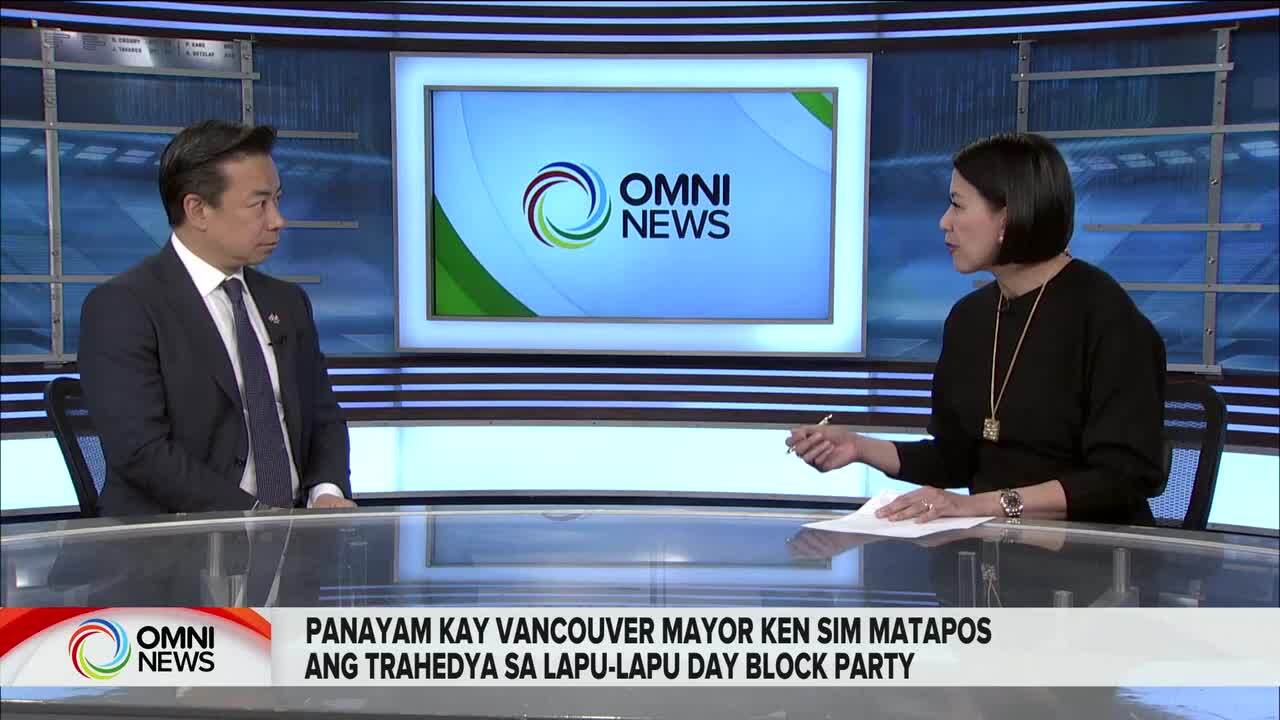 Panayam kay Vancouver Mayor Ken Sim matapos ang trahedya sa Lapu-Lapu day | OMNI News Filipino