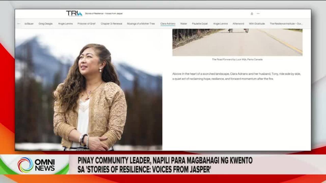 Natatanging Pinoy sa proyektong 'Stories of Resilience: Voices from Jasper' | OMNI News Filipino