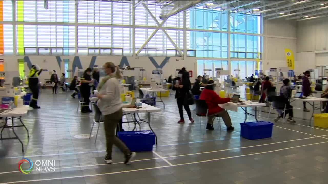 皮爾區12至15歲少年週四起可預約接種疫苗 -- May 19, 2021 (ON)