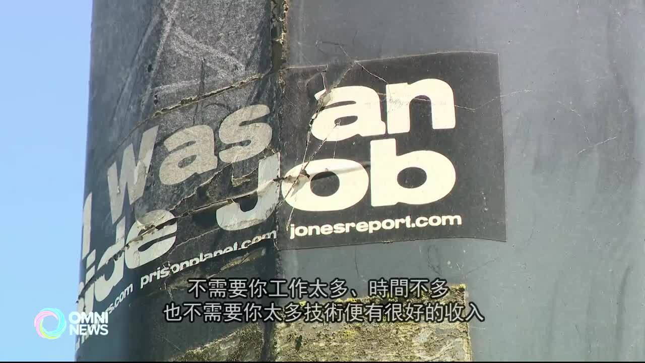 多地出现可疑中文招聘广告