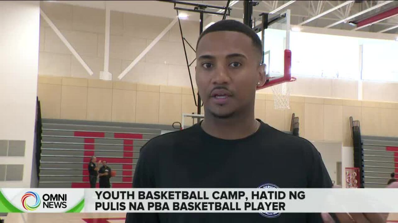 Youth basketball camp, hatid ng pulis na PBA basketball player | OMNI News Filipino