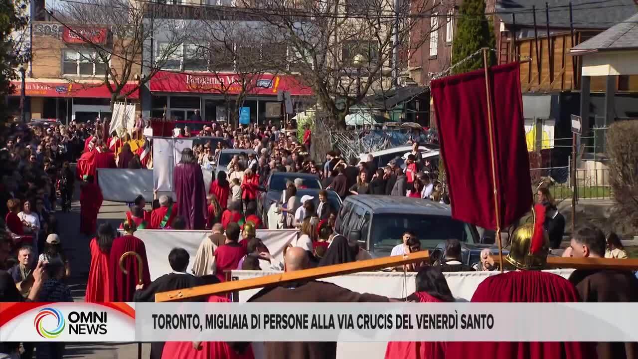 Toronto, per le strade di Little Italy la Via Crucis del venerdì santo