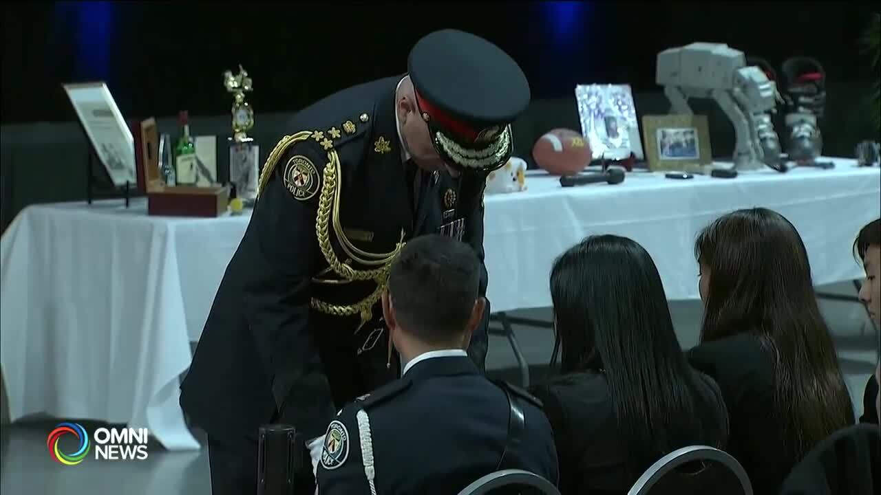 Const. Andrew Hong laid to rest in moving ceremony