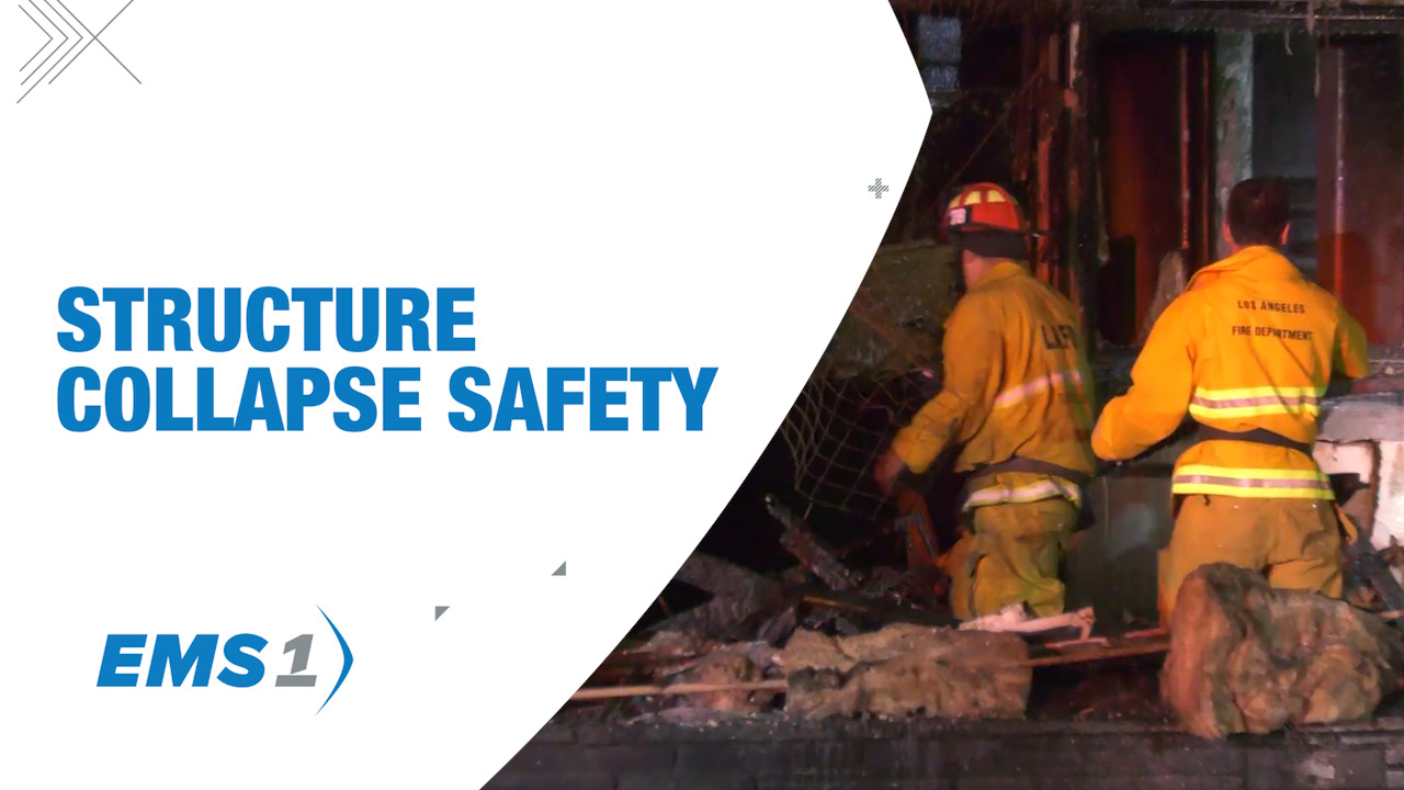 Structure collapse safety for EMTs, paramedics