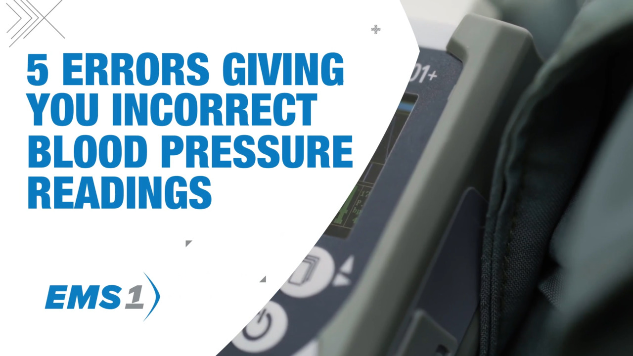 Blood pressure readings 20 common mistakes EMTs make