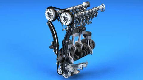 GM's New Ecotec Engine Family - Camshaft Drive Chain