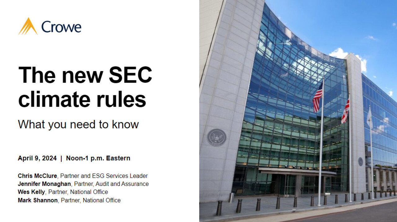 The new SEC climate rules: What you need to know