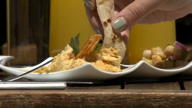 Taste testing hummus