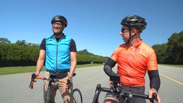 Compartir el camino con los ciclistas