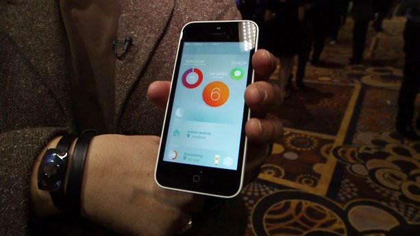 June Sun Protection Coach at CES 2014