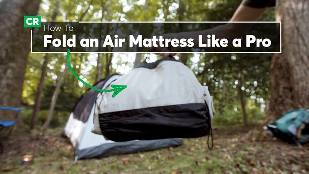 Camping Tip: How to Fold an Air Mattress
