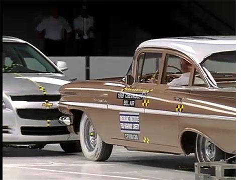 2009 Chevy Malibu vs 1959 Bel Air Crash Test