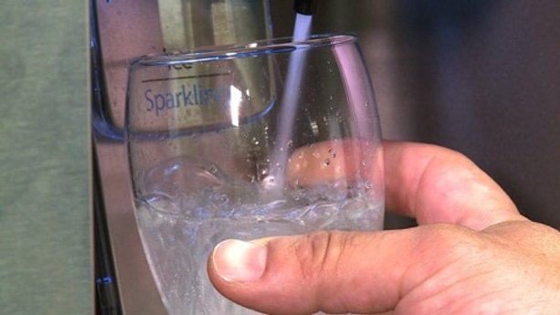 Samsung's seltzer-dispensing refrigerator