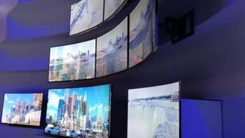 Big-screen TVs at CES 2014