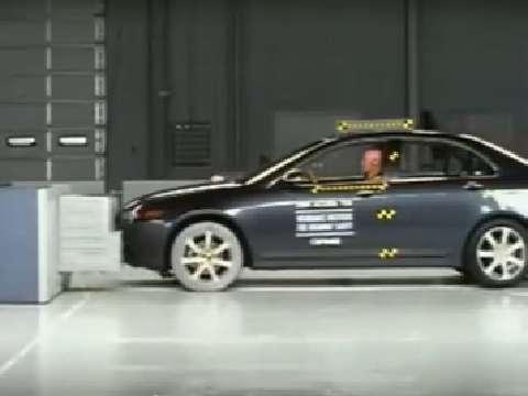 Acura TSX crash test 2004-2008