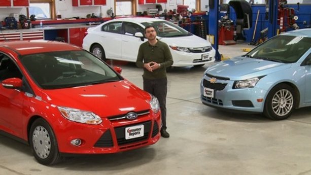 Chevrolet Cruze Eco, Ford Focus SFE & Honda Civic HF