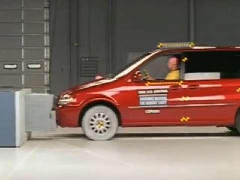 Kia Sedona crash test 2002-2005