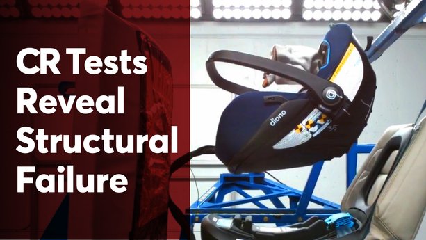 Infant Seats Suffer Structural Damage in CR Crash Test