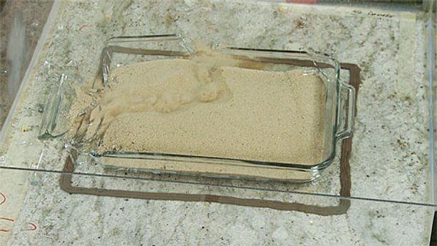 Glass bakeware that shatters