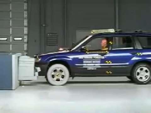 Subaru Forester crash test 2003-2008