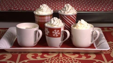 Calorie-conscious holiday drinks