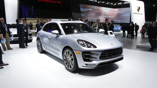2015 Porsche Macan at the Detroit Auto Show