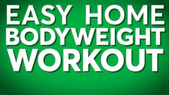 Easy Home Bodyweight Workout