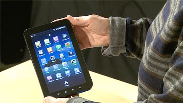 Samsung Galaxy Tab first look