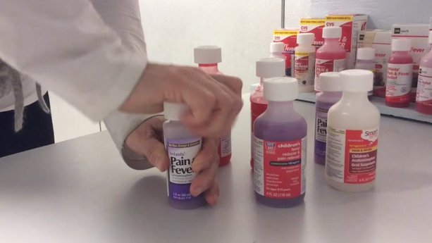 Safer packaging for children's acetaminophen