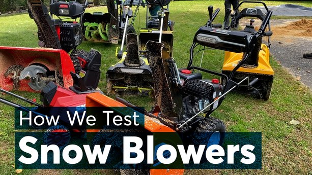 How Consumer Reports Tests Snow Blowers
