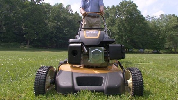 Lawn mower caution