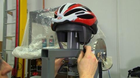 Bike helmet testing