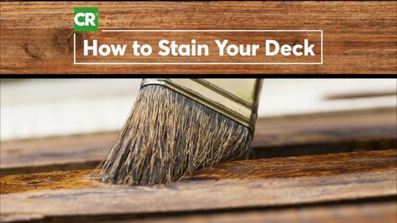 How to Stain a Wood Deck