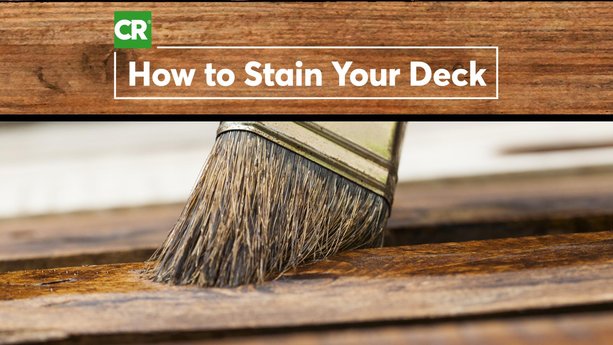 How to Stain a Wood Deck