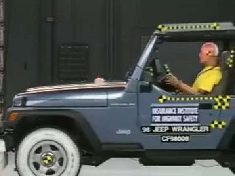 Jeep Wrangler (2-door) crash test 1997-2006