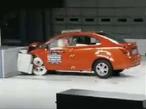 Chevrolet Sonic crash test 2012