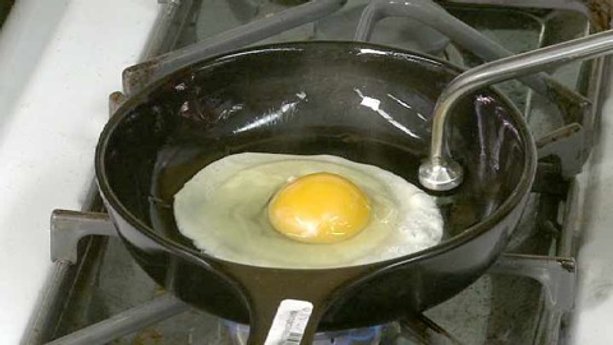 Testing pots and pans