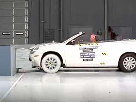 Chrysler 200 Convertible crash test 2011