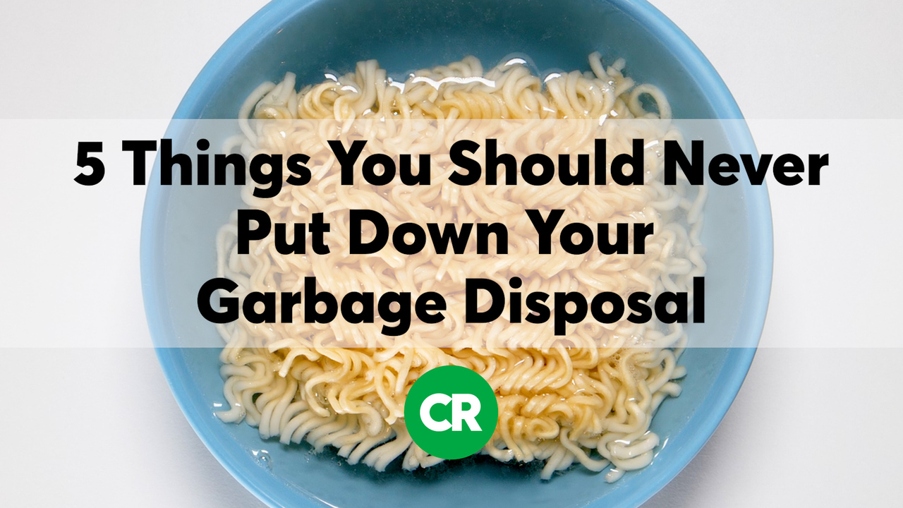 12 Things You Should Never Put in Your Garbage Disposal