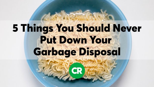 5 Things Not to Put in Your Garbage Disposal