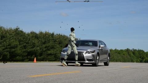 Lexus LS Pedestrian-Detection System