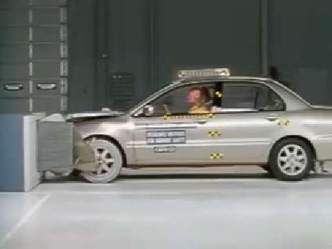 Mitsubishi Lancer crash test 2002-2006