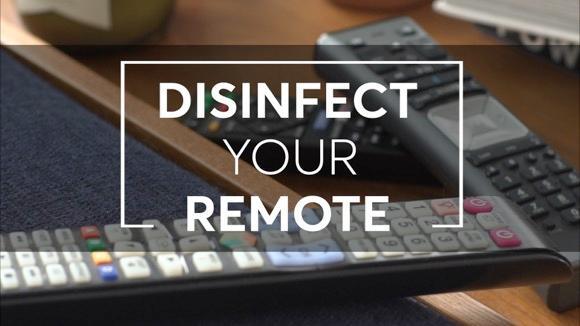 How to Disinfect Your Remote