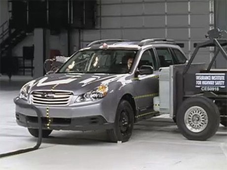 Subaru Outback crash test 2010-2012